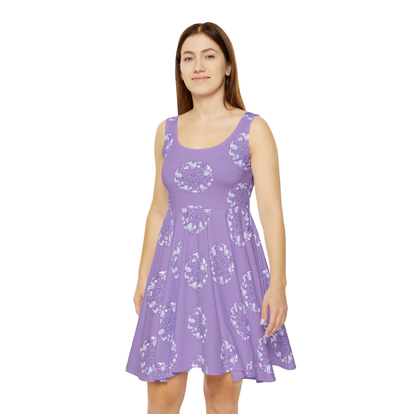 Casting A Circle - Women's Skater Dress (AOP)