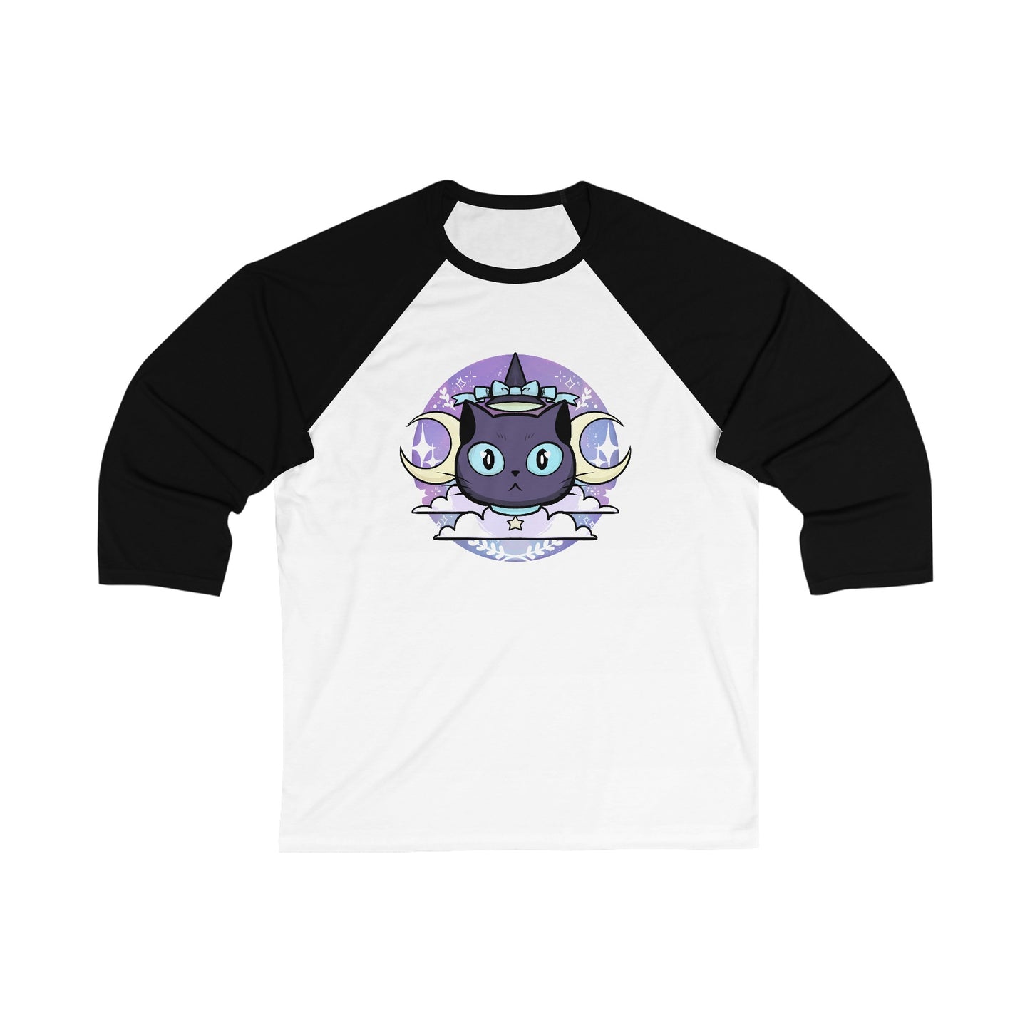 A Witch's Familiar - Unisex 3\4 Sleeve Baseball Tee