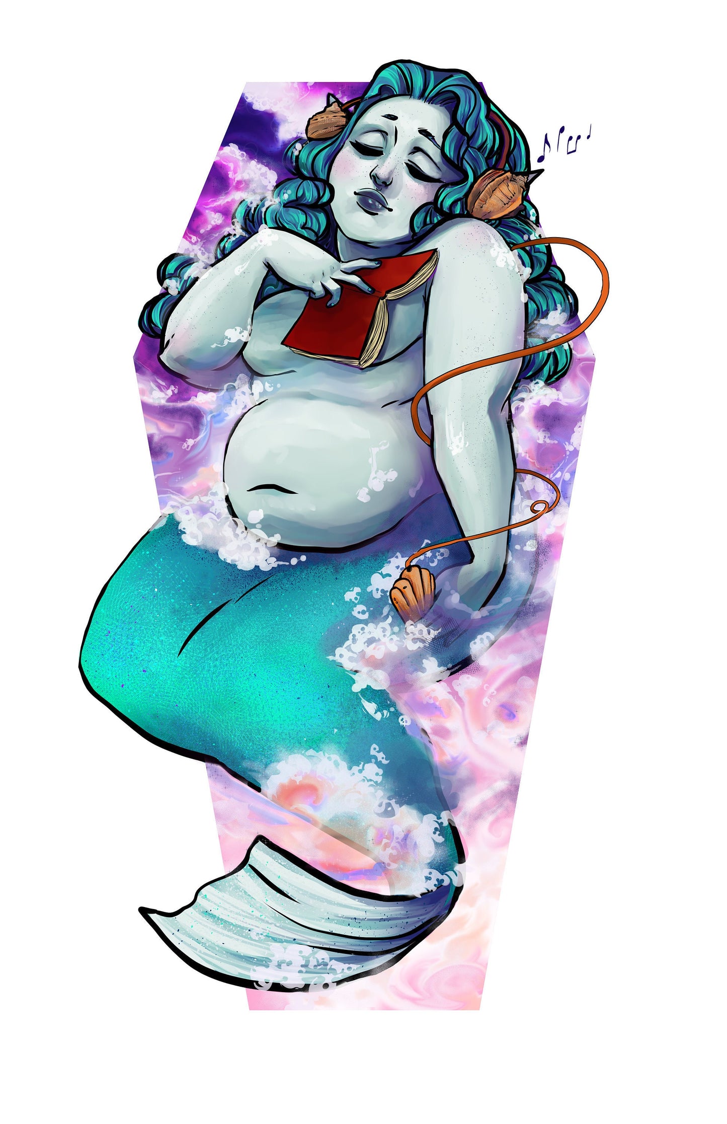 We Mermaid For Each Other // Self-care Monster Girl Series #1