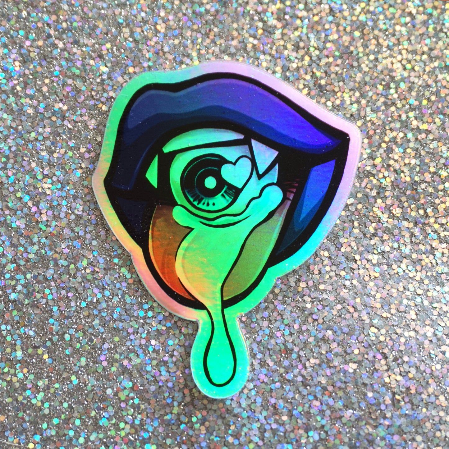 Eye Candy // Holographic Sticker