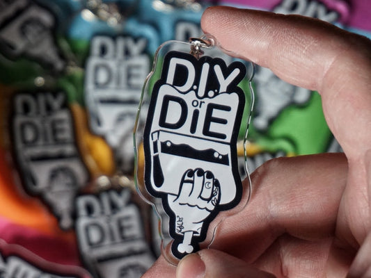 DIY or DIE Screen-printing Acrylic Charm Keychain